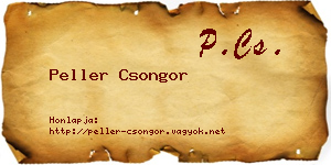 Peller Csongor névjegykártya